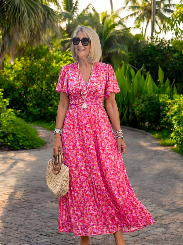 Elis – Vestido largo y vaporoso con estampado floral