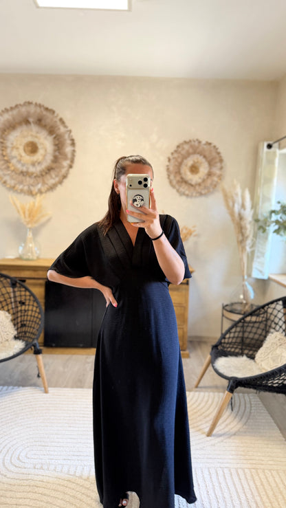 Julia – Vestido largo negro
