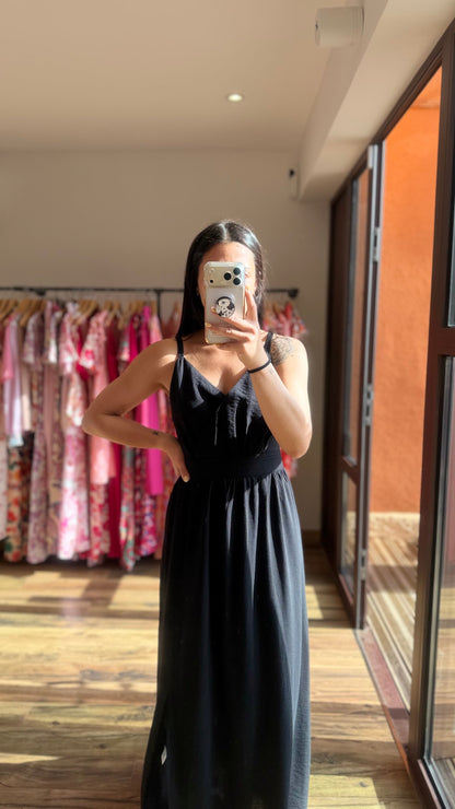 Ropa larga Molly negra CURVY