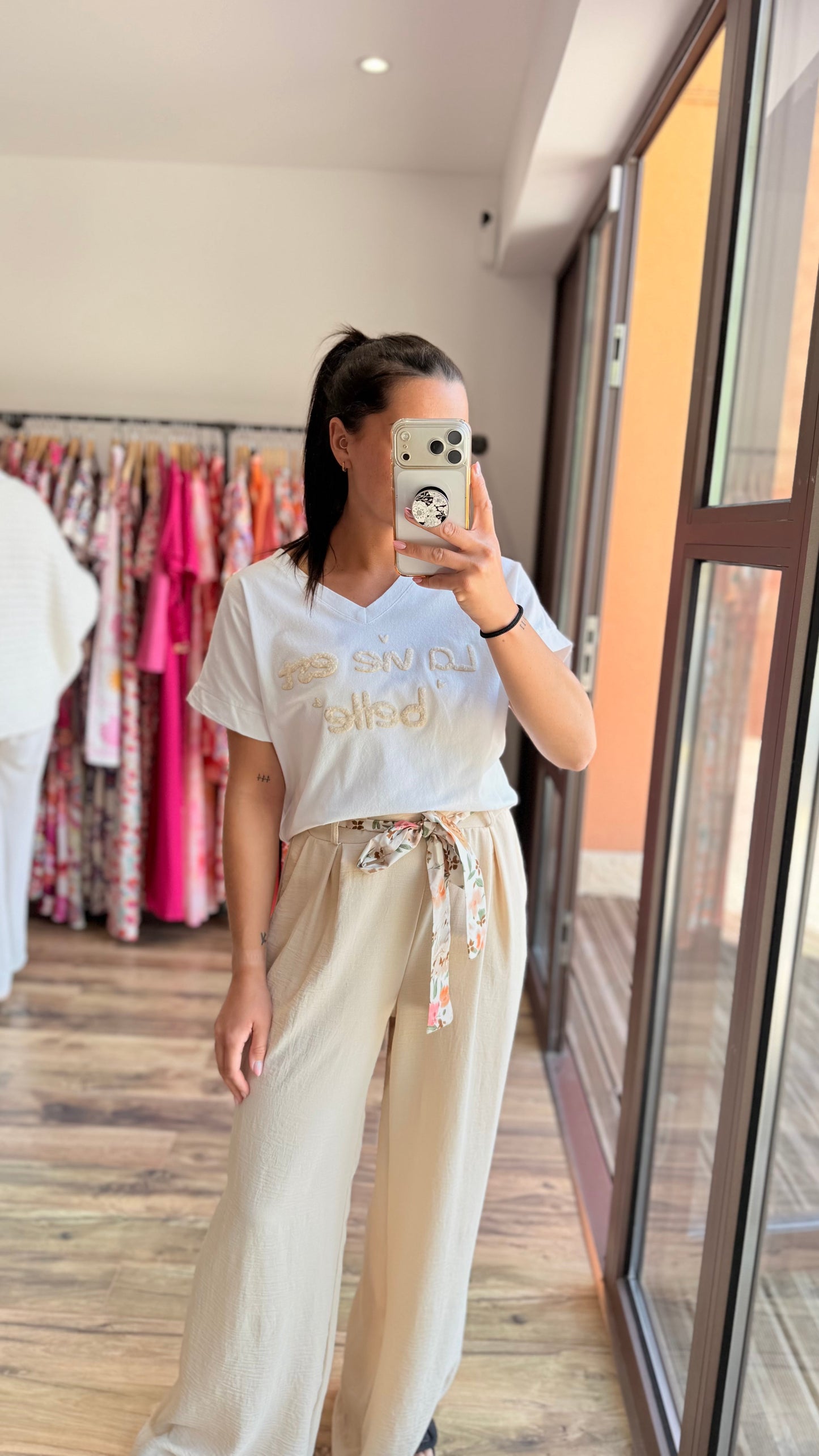 Pantalón Candice beige CURVY