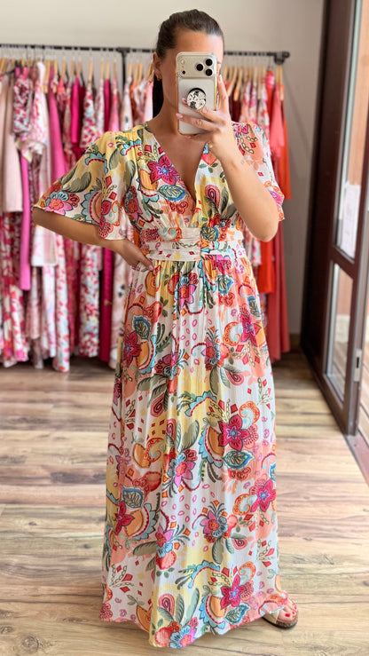 Robe longue Lita CURVY (PEDIDO ANTICIPADO ENVÍO EL 9/06)