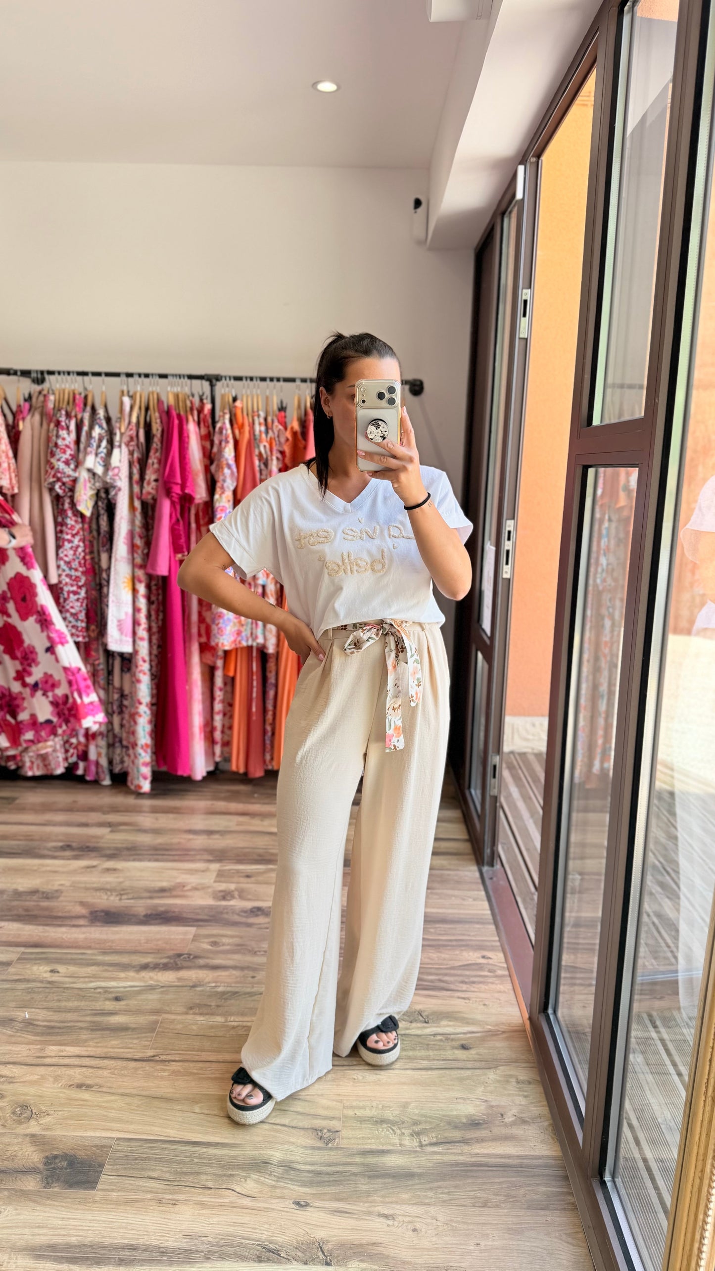 Pantalón Candice beige CURVY