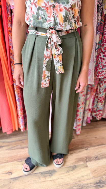 Pantalón Candice kaki CURVY