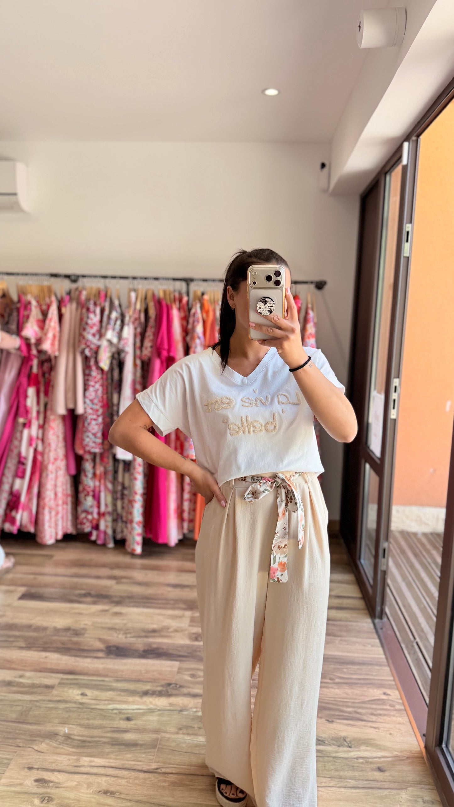 Pantalón Candice beige CURVY