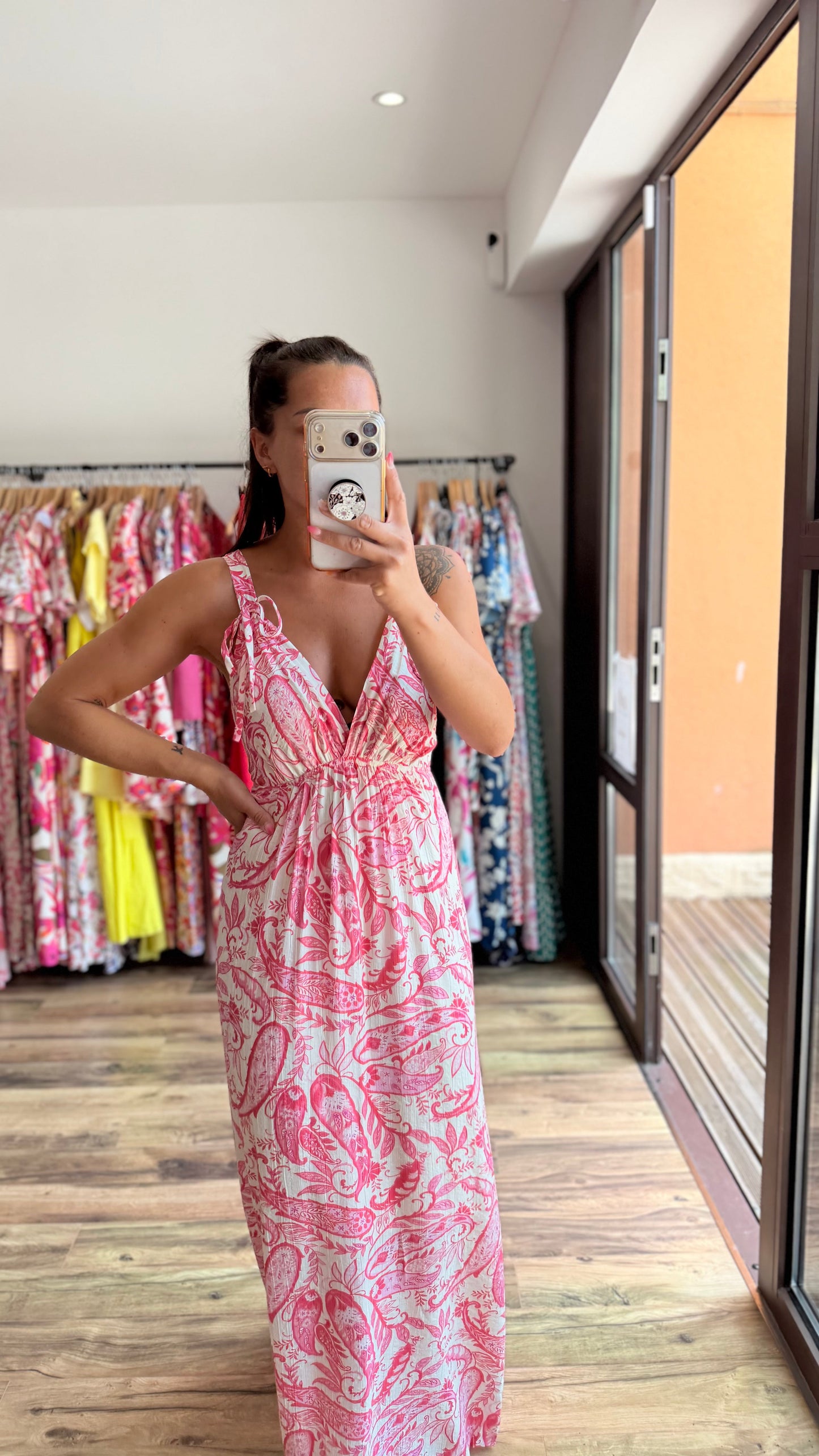 Vestido largo Nael CURVY
