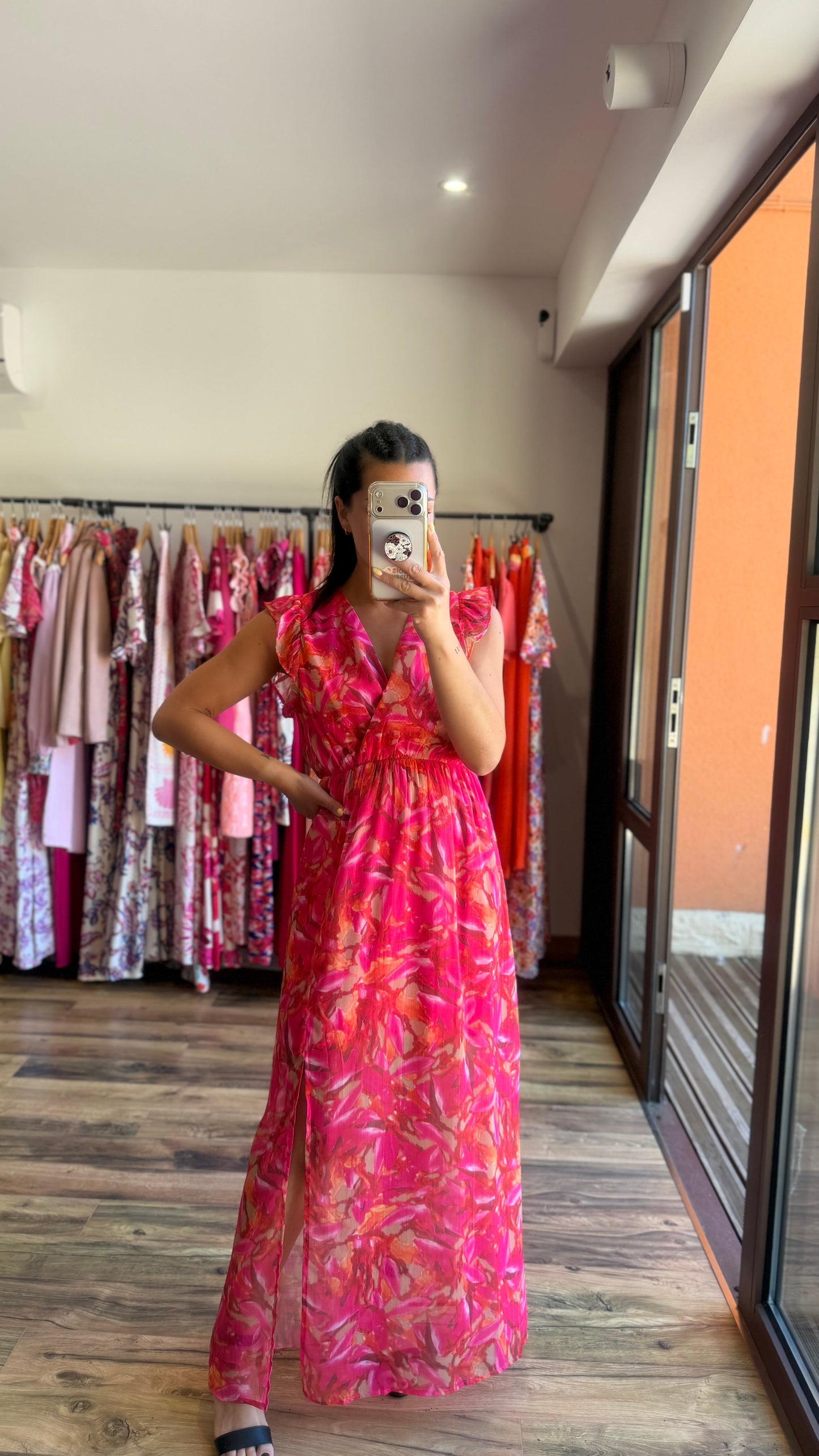 Vestido largo Lona CURVY (PRE-ORDER ENVÍO EL 15/07)