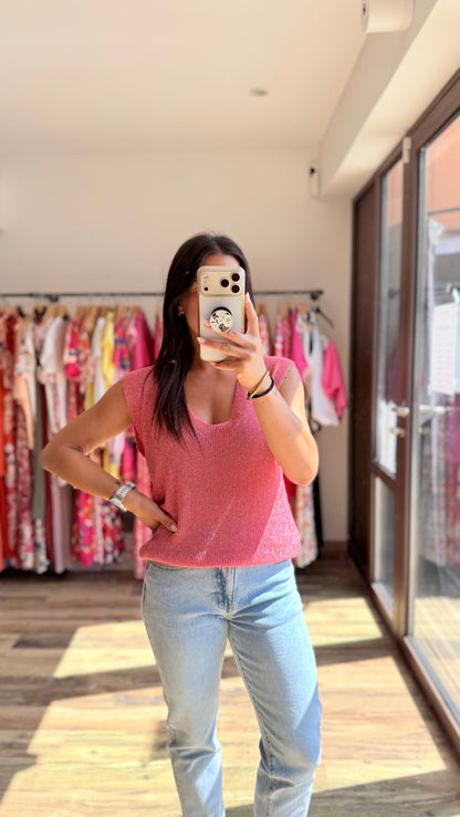 Top Milane coral CURVY