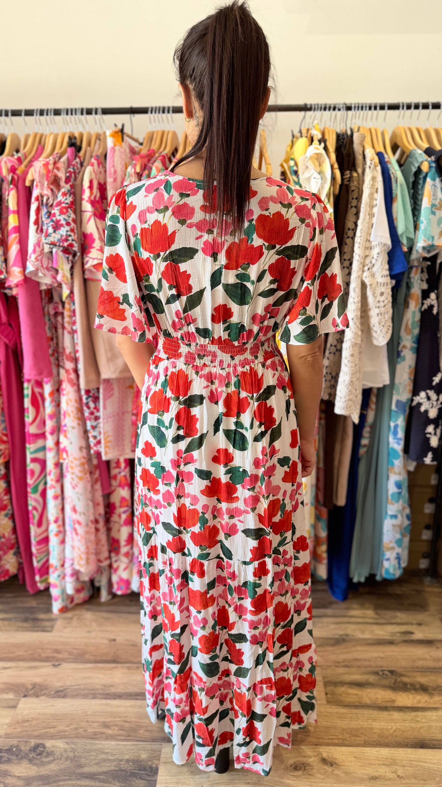Robe longue Cassandre CURVY