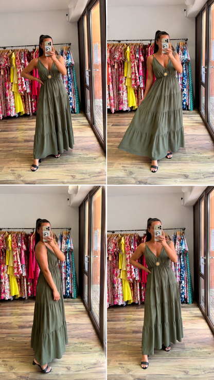 Ropa larga Soleil Kaki CURVY
