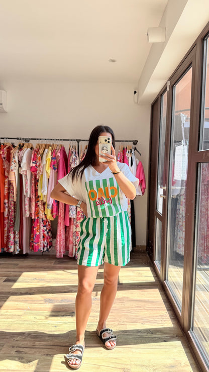 Nadia – Camiseta básica verde