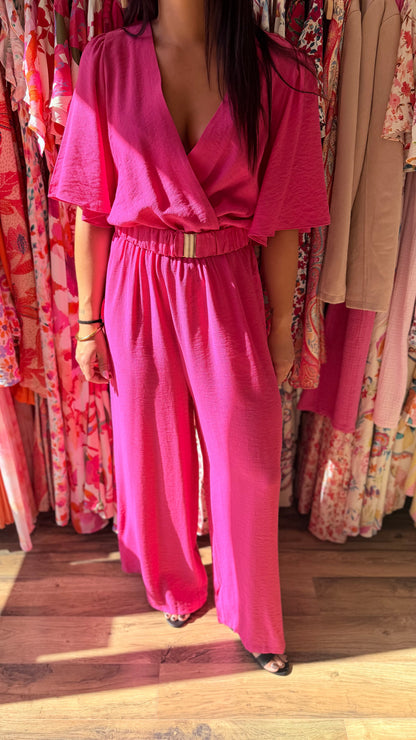 Combinaison Slomé rosa fucsia CURVY