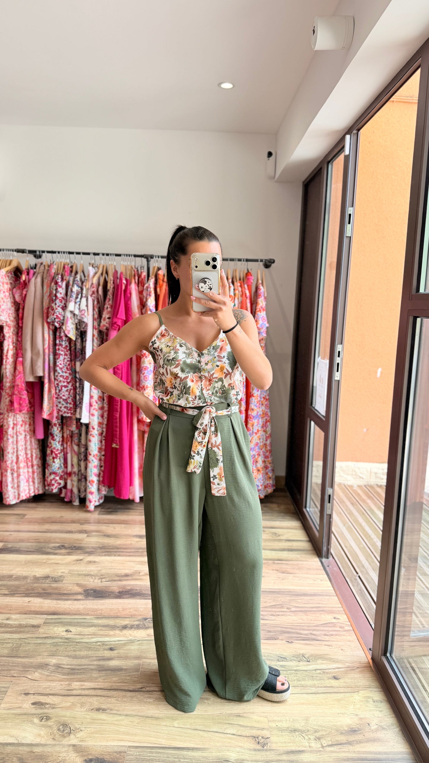 Pantalón Candice kaki CURVY