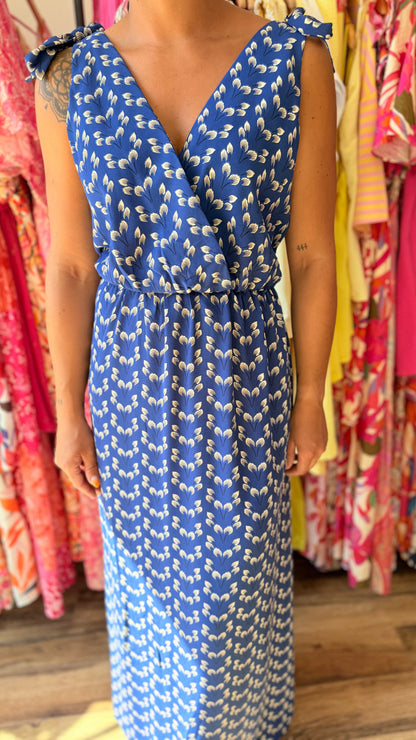 Robe longue Mahé CURVY azul