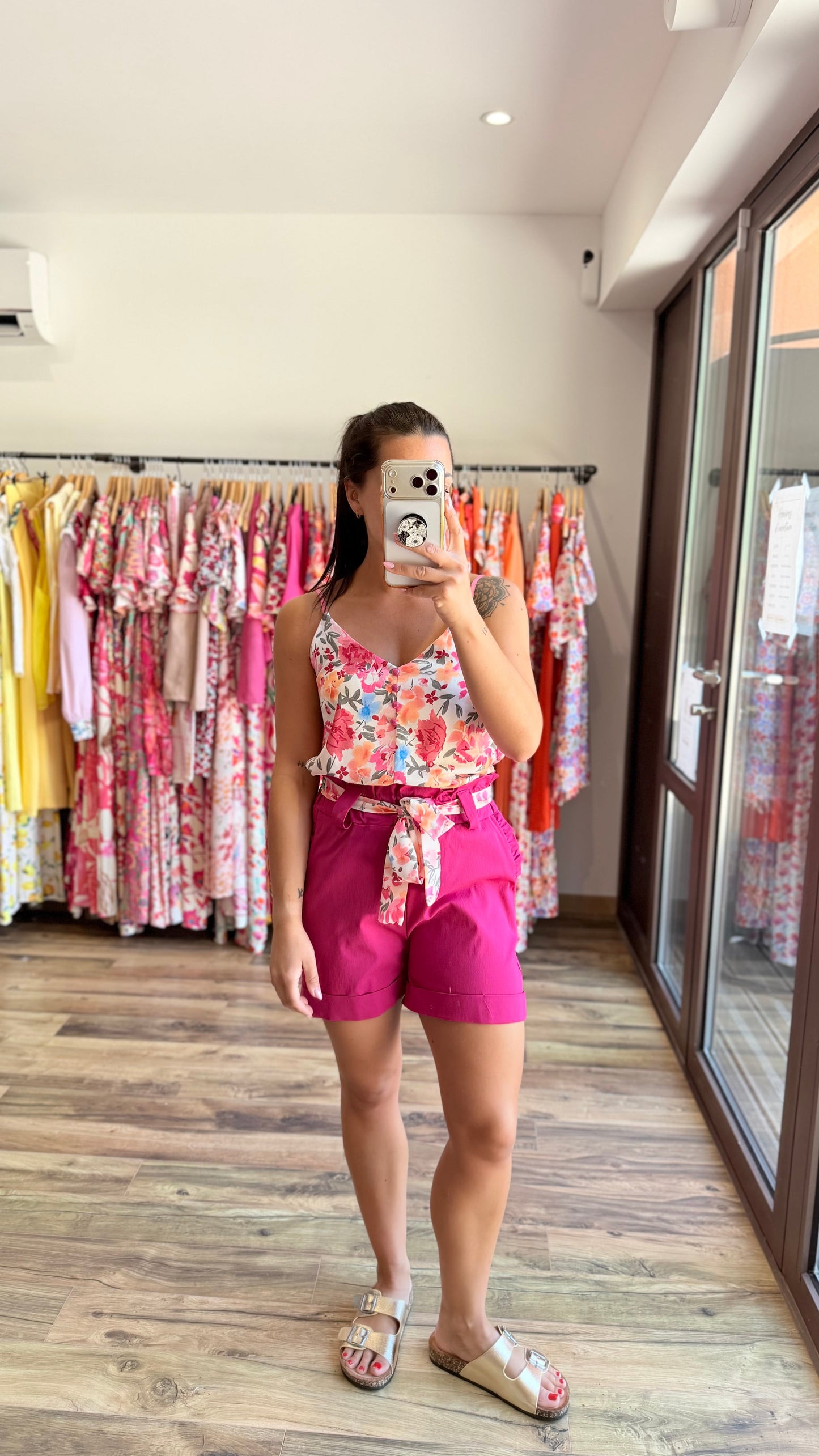 Short Bommy Fucsia CURVY