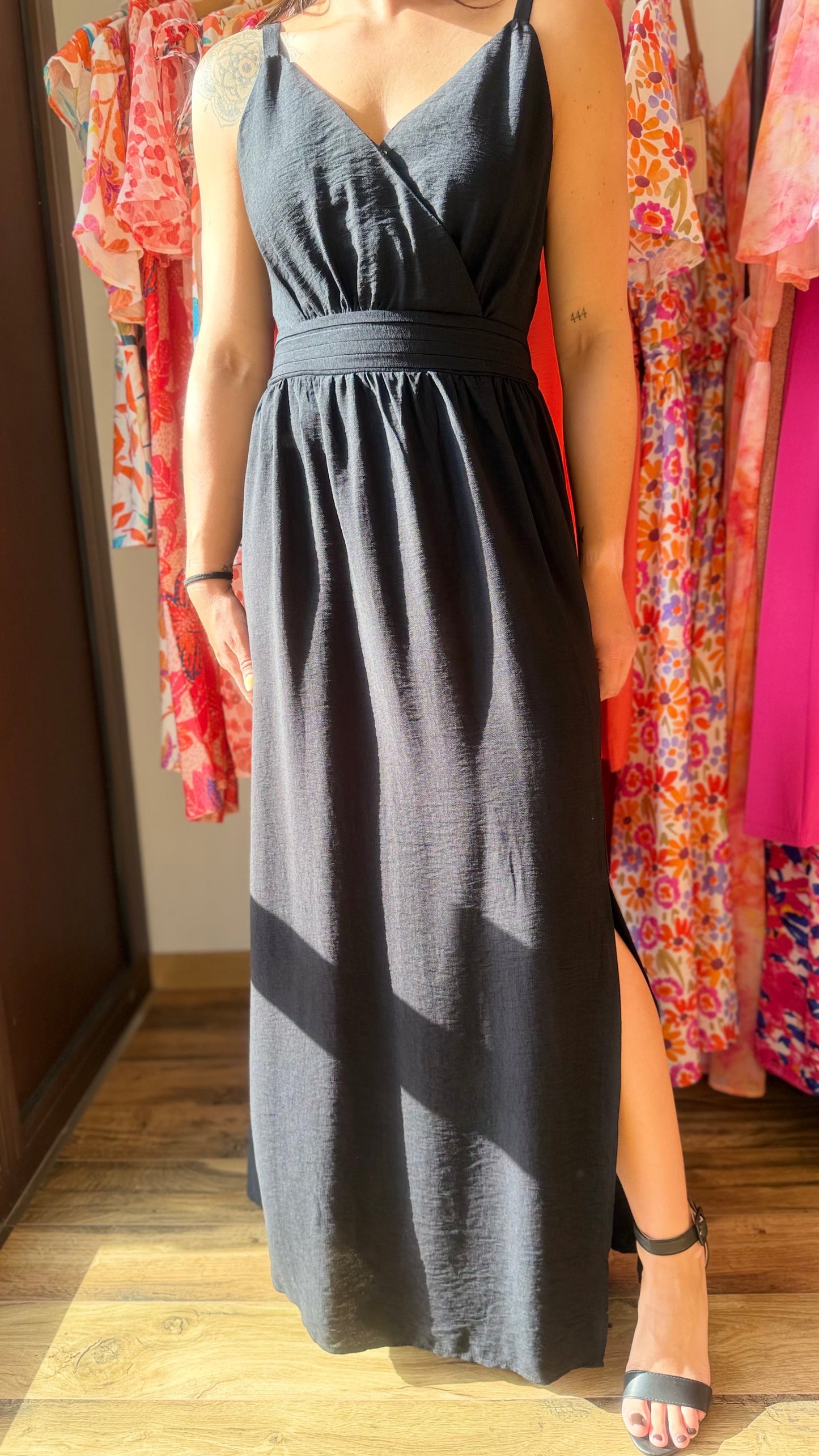 Ropa larga Molly negra CURVY