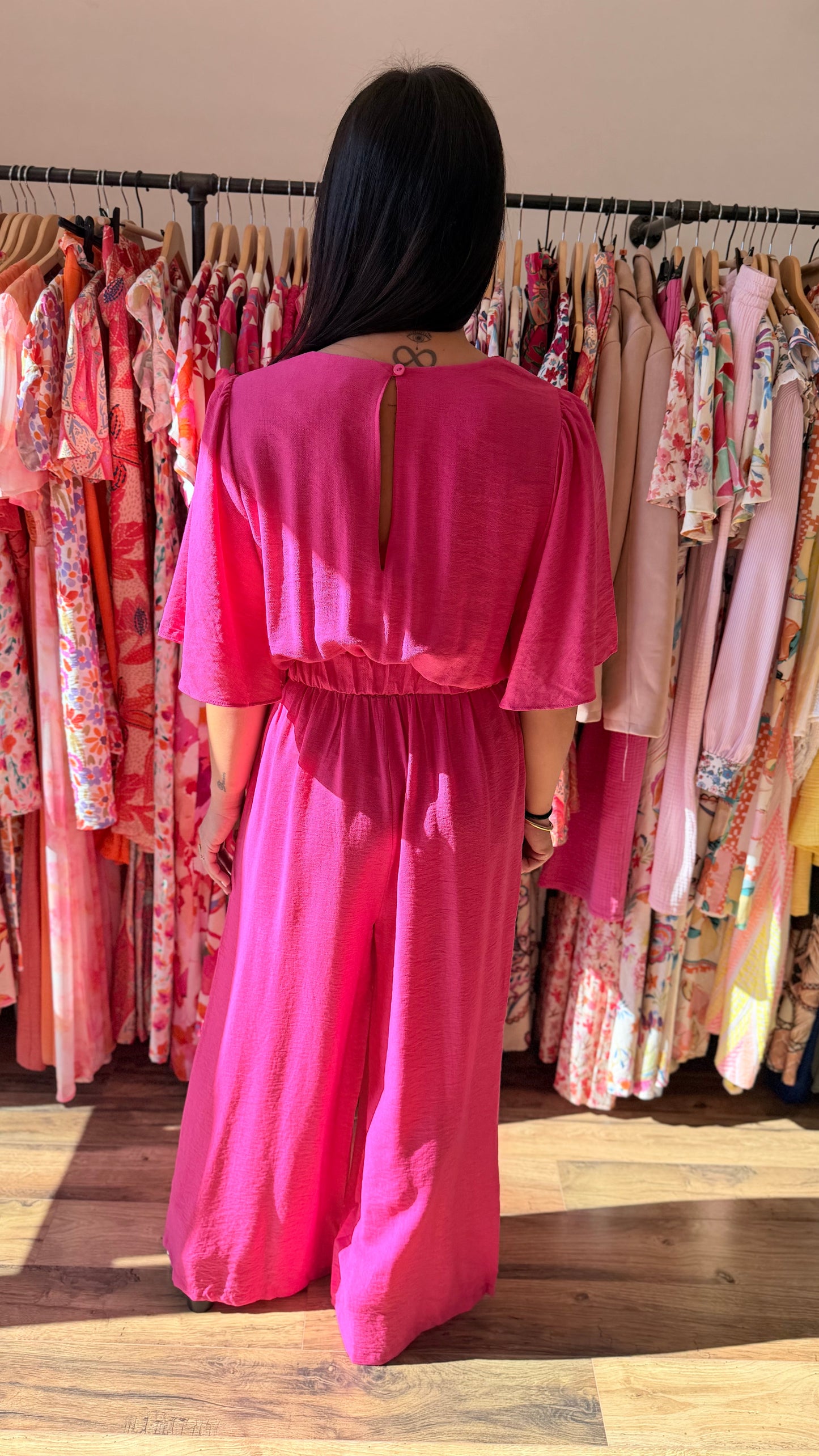 Combinaison Slomé rosa fucsia CURVY