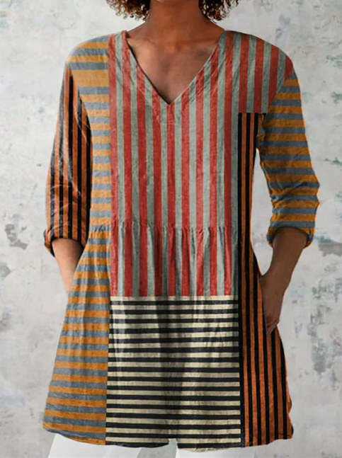 Cordelia | Blusa Larga con Escote en V