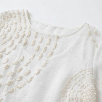 Vestido casual bordado para mujer