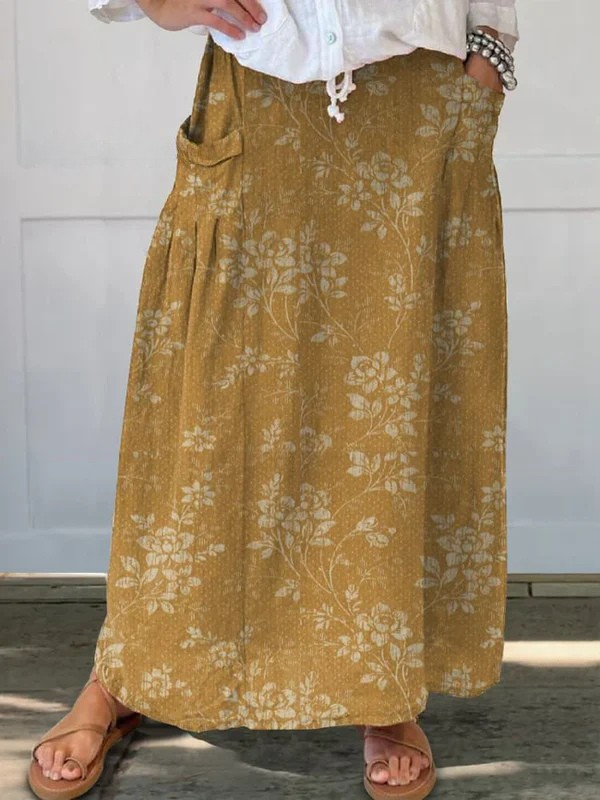 Falda Estampada Ligera
