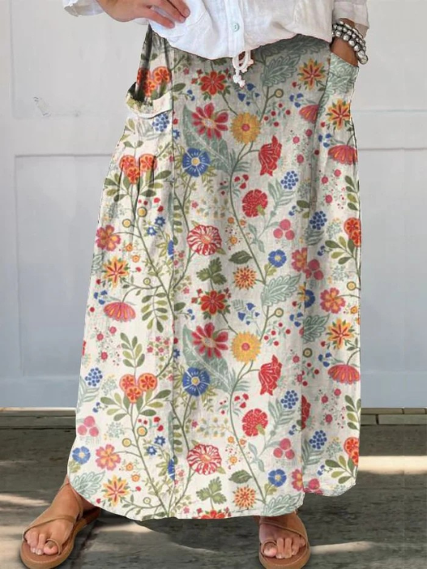 Falda Estampada Ligera