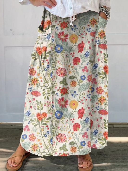 Falda Estampada Ligera