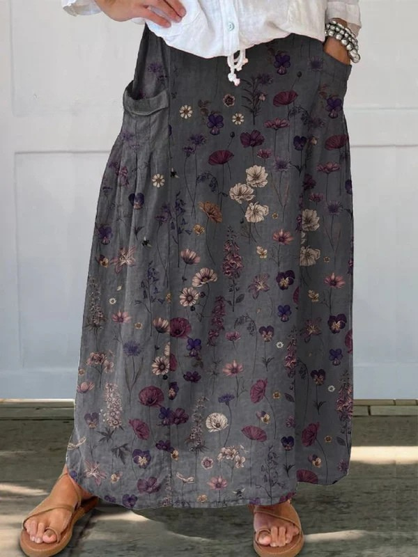 Falda Estampada Ligera