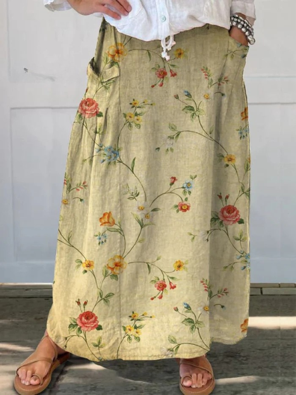 Falda Estampada Ligera