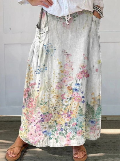 Falda Estampada Ligera