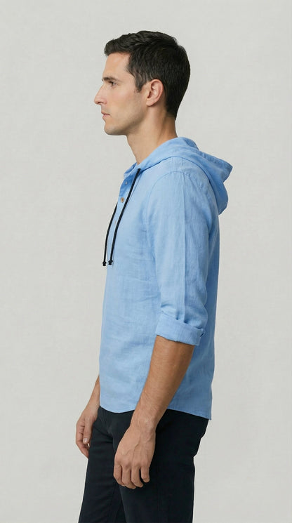 Daniel | Camisa tipo polo con capucha