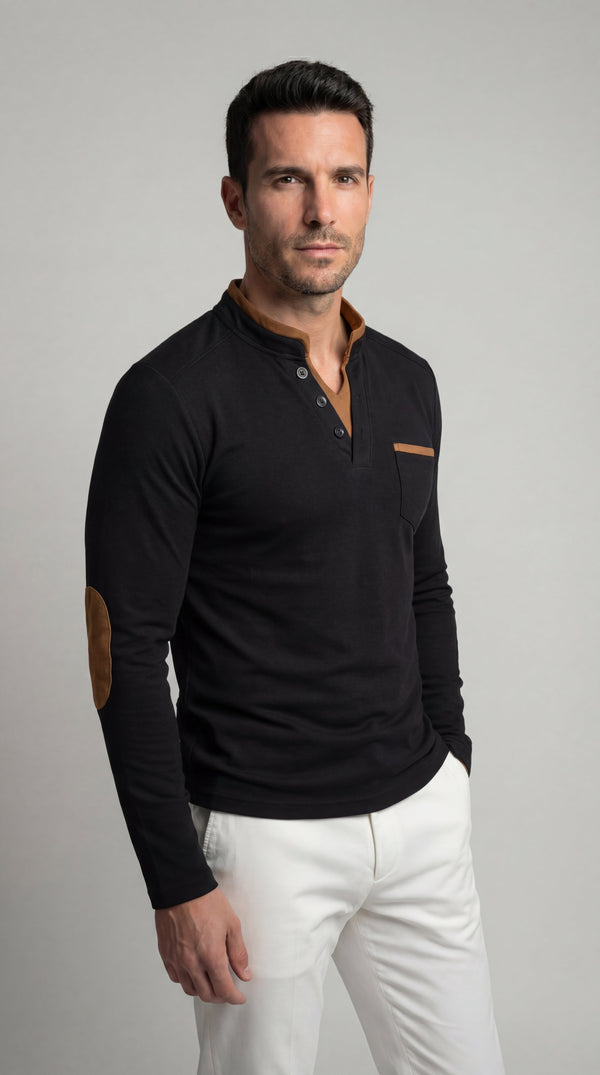 Louis | Camiseta manga larga cuello en V