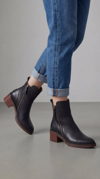 Bota Valeria con tacón cómodo