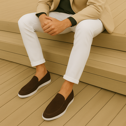Lusso | Elegantes mocasines de ante