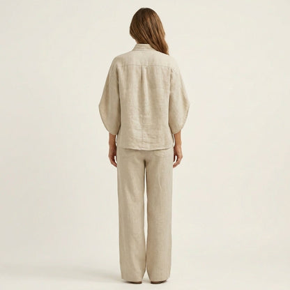 Lucienne | Conjunto de dos piezas de lino