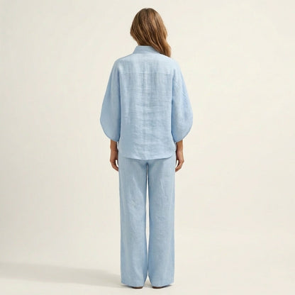 Lucienne | Conjunto de dos piezas de lino