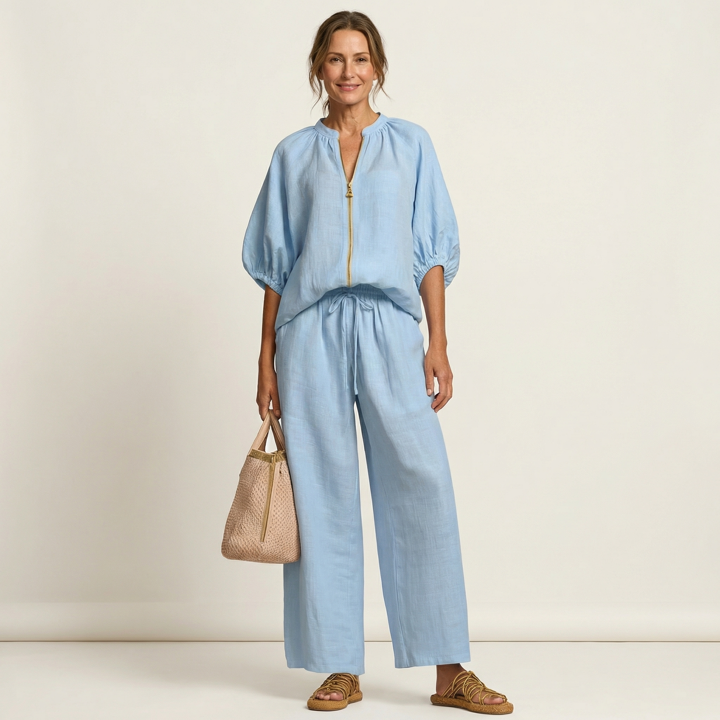 Aurelie | Conjunto con cremallera delantera